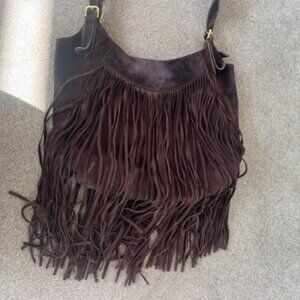 Medium Size Ralph Lauren Brown Shoulder Bag